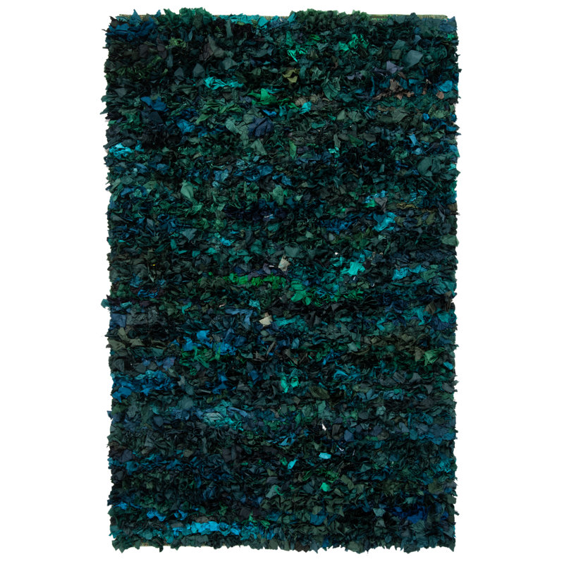 Godsey Shag Hand Woven Performance Rug, Rectangle 5' x 8'