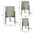 Cosima Round Metal Table Top Pot Planters Set