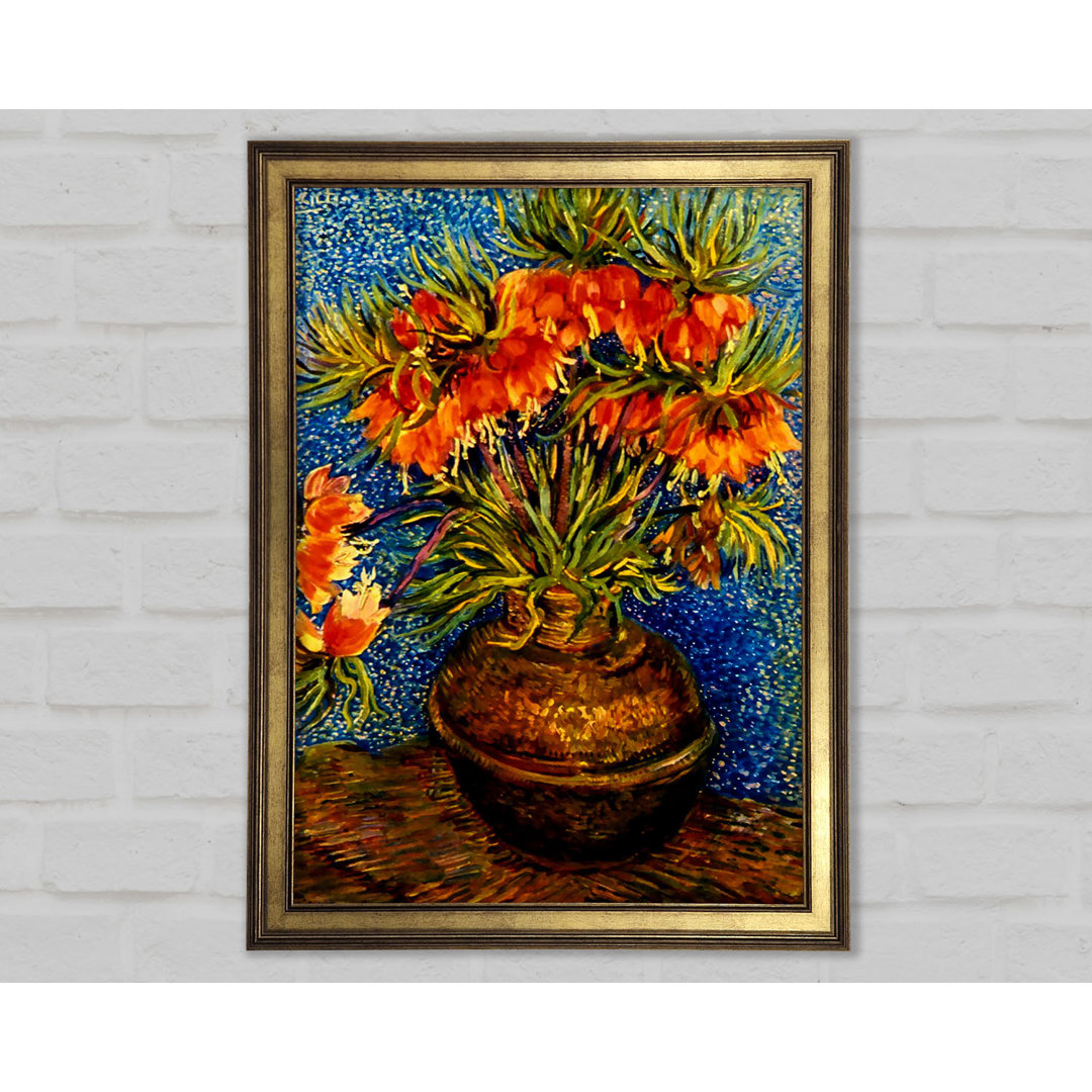 Fritillaries von Van Gogh - Einzelne Bilderrahmen Kunstdrucke