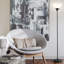 Kamelya 71'' Torchiere Floor Lamp with Outlet-657259686-657259687