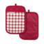 KitchenAid Gingham Pot Holder 2-Pack Set,, 7"x10"-820500332