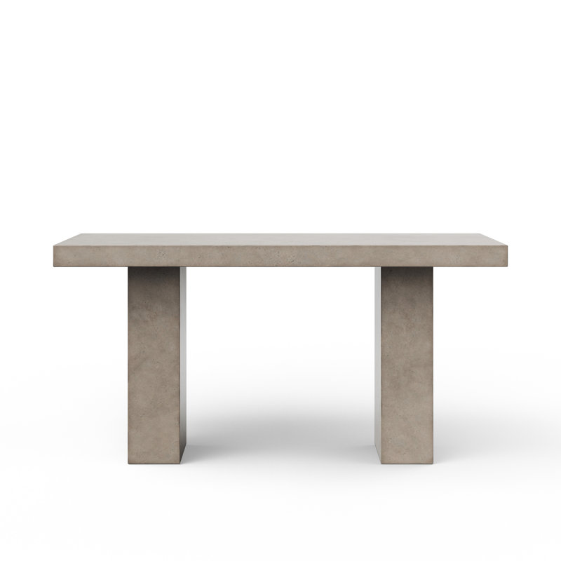Table de salle à manger Kareen, Gris foncé, Table de bar (hauteur 41,75 po), L 82,75 po x l 39,25 po