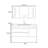 French modern light luxury style bathroom cabinet