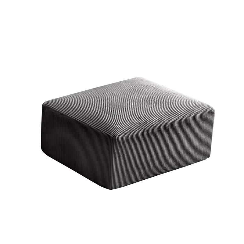 Canapé-repose-pieds, Gris