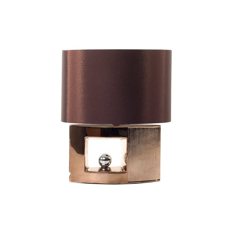 Delavan Ceramic Table Lamp, Brown