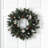 Snow Tip Christmas Wreath with LED Lights