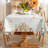 Easter Tablecloth  Spring Tablecloth Easter Decorations For Home, Water Resistant Table Cloth Rectangle For Party,Table, Outdoor-1111655063