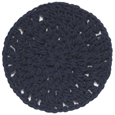 Cotton Round 1 Piece Trivet