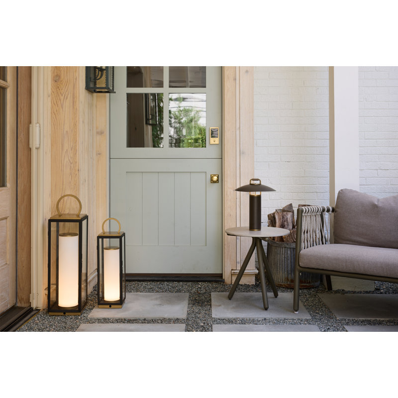 GARETH Rechargeable Table Lamp, 22.5" H x 6.25" W x 6.25" D