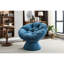 Fauteuil pivotant 360 ° pour les loisirs - Chenille bleue