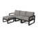 EDGE 4-Piece Modular Deep Seating Set with Ottoman