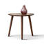 Table basse centrale Table basse 100% bois de chêne massif Plateau en bois naturel en forme de galets