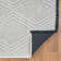 Modern Farmhouse Diamond Pattern Non-Slip Washable Rug