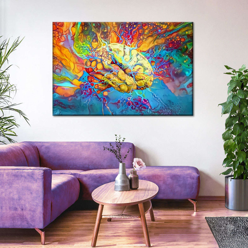 " Abstract Brain Canvas Print ", 24" H x 36" W x 1.25" D