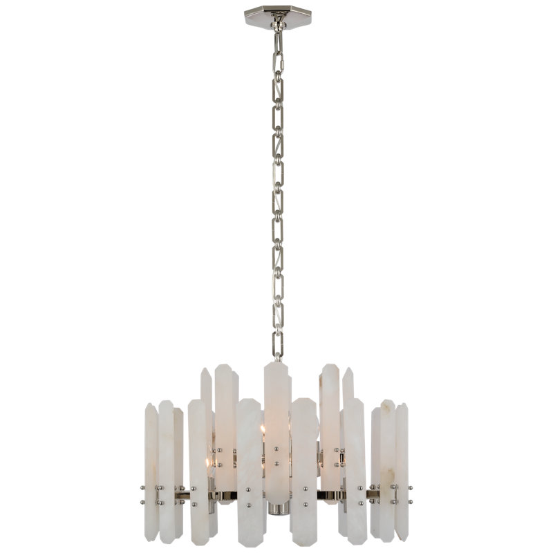 Bonnington 12 - Light Chandelier, Polished Nickel
