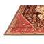 Tapis oriental rouge / noir / beige tissé à la machine-76022049