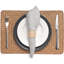 6 Pack Rectangular Woven Placemats, Rattan Wicker Table Mats,Natural Seagrass Place Mats For Dining Table