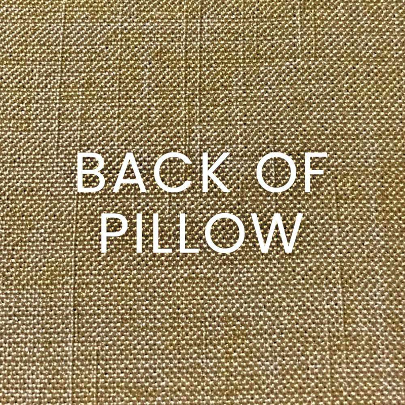 Koza Pillow Cover & Insert, Gold Abstract, Square 22"