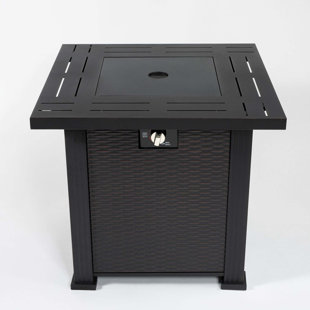 27.17'' Square Stainless Steel Fire Pit Accessory