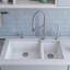 33.88'' L Double Bowl Granite Kitchen Sink-20524779