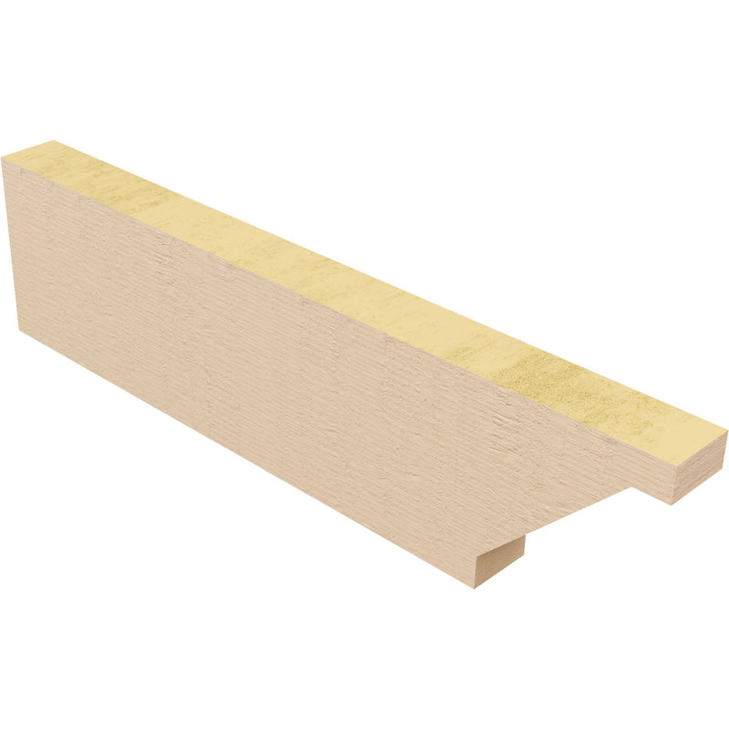 Burlington Woodgrain TimberThane Ra partier queue, brun clair apprêté, H 6 po x l 24 po x P 2 po