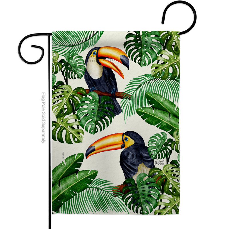 Drapeau de jardin à 2 côtés en polyester 18,5 po x 13 po