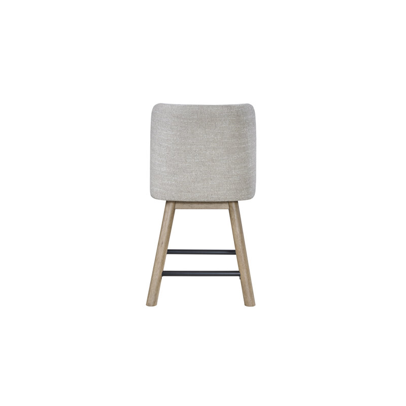 Tabouret pivotant à hauteur de comptoir Zina