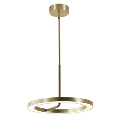Franke 18'' LED Pendant - Light Antique Brass