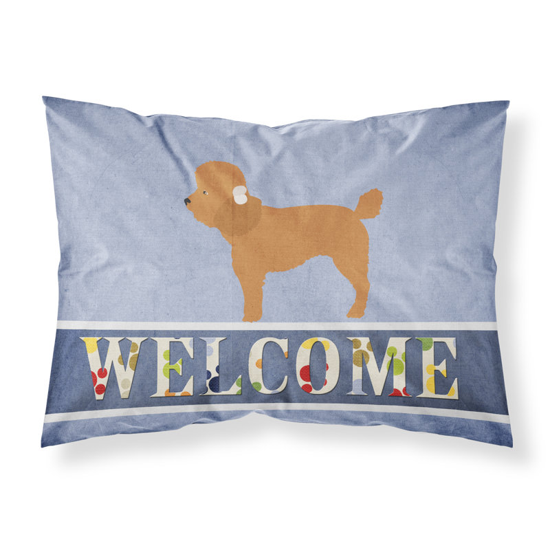 Taie d’oreiller welcome, Caniche jouet