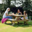 Duxbury Rectangular Outdoor Picnic Table , 150cm cm W 160cm cm D