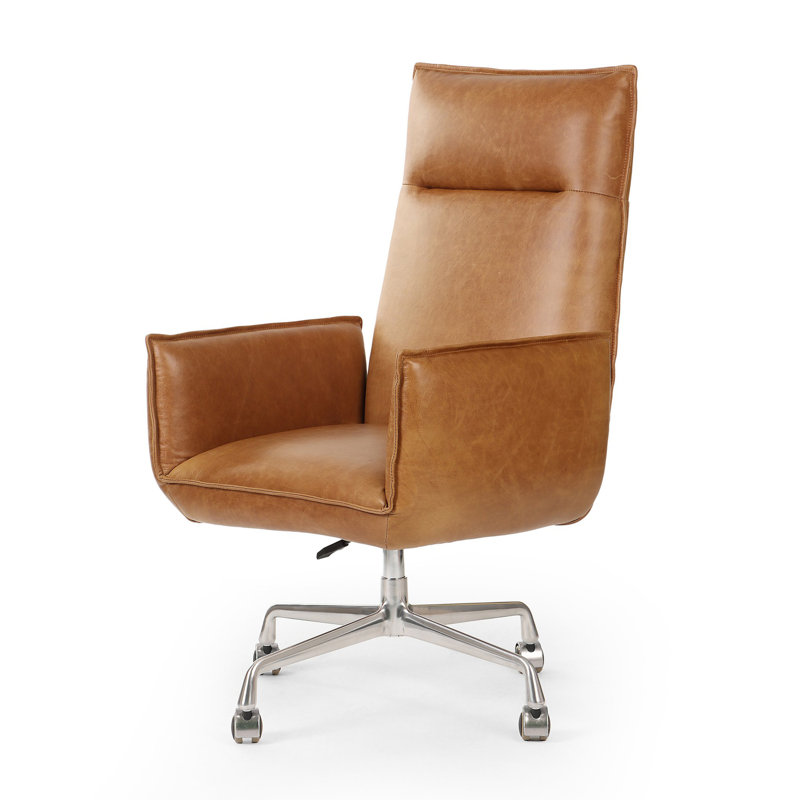 Lionel Leather Office Chair,  Chaps Saddle
