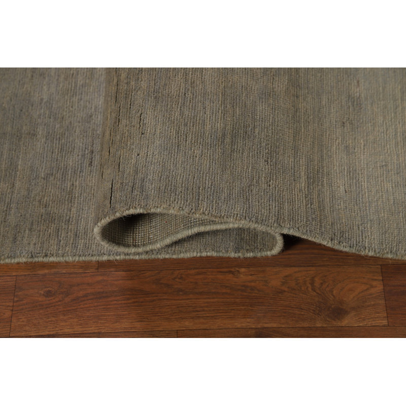 Tapis beige et gris moderne Gabbeh 5 x 7