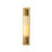 Flush Mounted Ribbed Glass Wall Sconce