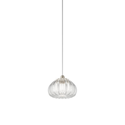 Diamante Suspension G Crystal Satin Nickel L22cc Ul