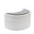 Half-Moon Silhouette Wooden Top Storage Upholstery Ottoman-617328555