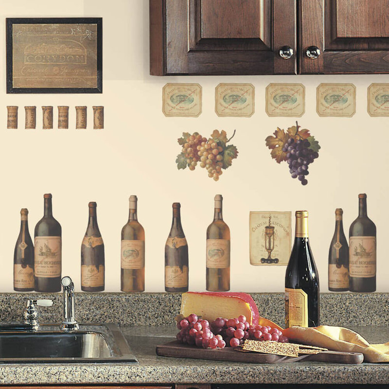 Food & Beverage Non-Wall Damaging Wall Decal