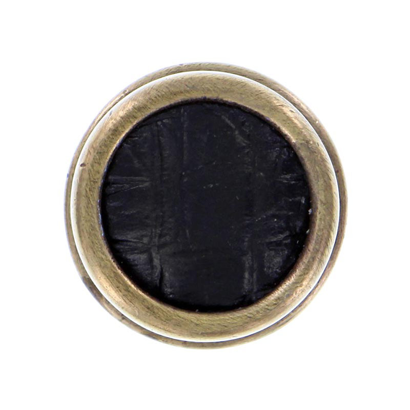 Equestre Round Knob, Small, Polished Silver, Jade