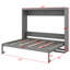 Lit mural multifonctionnel, lit pliable-1116906710-1116906709