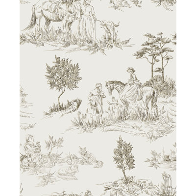 Swearingen Peel & Stick Toile Roll