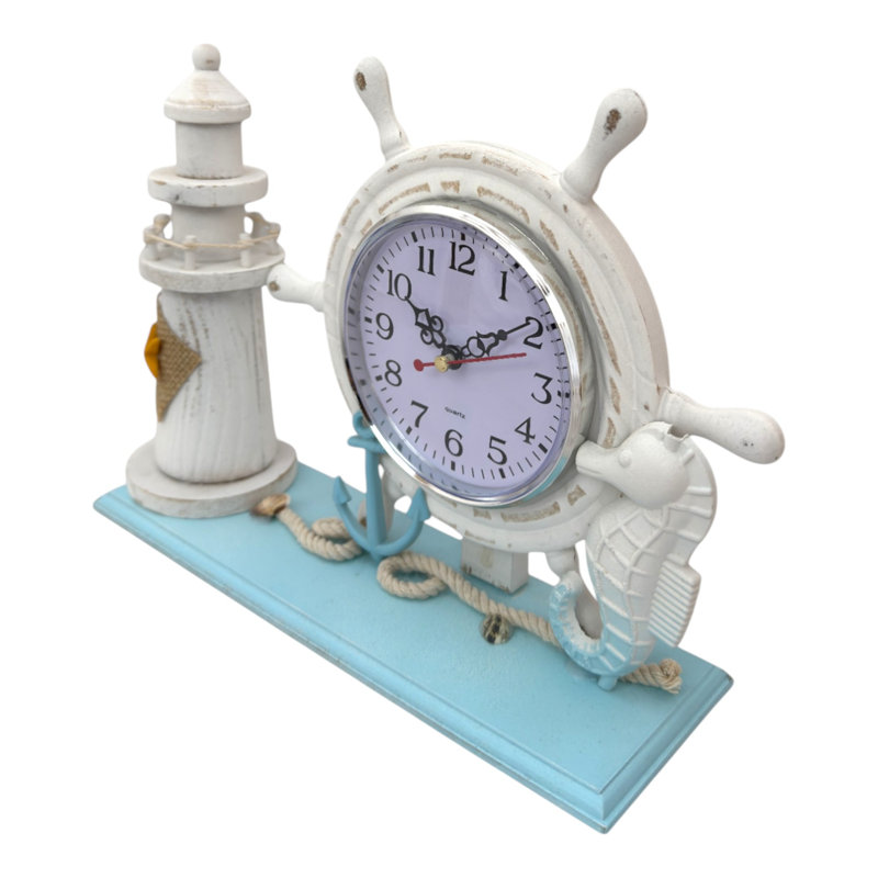 Horloge phare-ancre-hippocampe