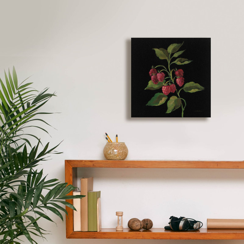  «Framboise No Words» par Silvia Vassileva, art mural sur toile, 12 po x 12 po