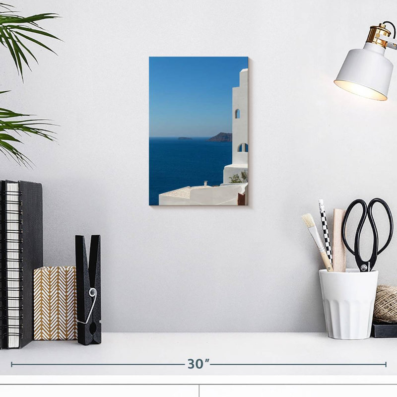 Aime Santorini And The Mediterranean, 12" H x 8" W