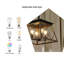 Lustre suspendu industriel 16 lumières en noyer de 16 po - Cage moderne en métal, luminaire suspendu réglable, cuisine / salle à manger, ampoules non incluses