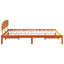 Vidaxl Bed Frame With Headboard Solid Pine Wood-113971107-113971106