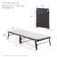 Lit de bébé compact pliant Jay-Be CE28 avec matelas confortable, simple 28 po x 75 po