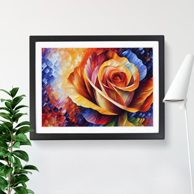 XH1022-7564X Rose Flower Vol.6 Abstract - Single Picture Frame Painting