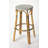 Alastair 30" Rattan Bar Stool - White/Black Dot/ Natural Rattan Frame-88071841-88071853
