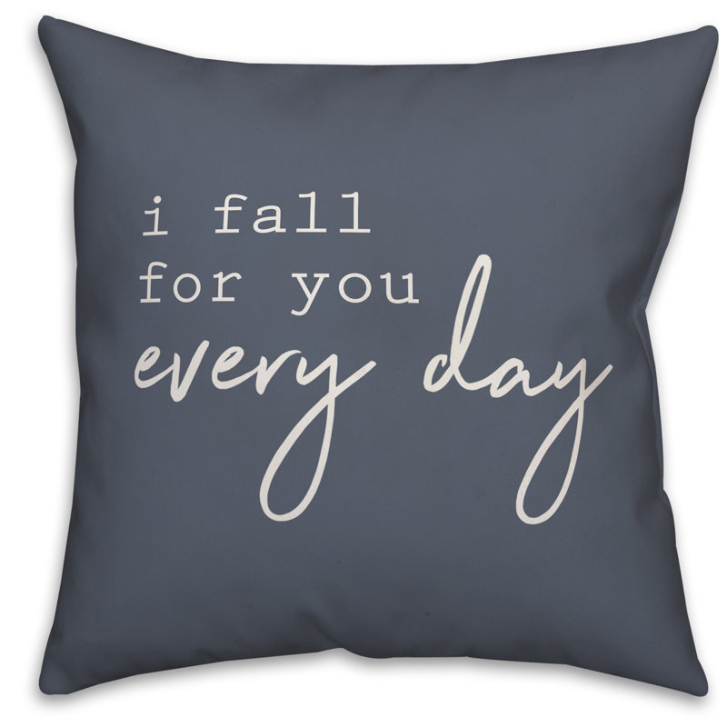  Housse de coussin I Fall for You Everyday