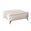 Table de banc de rangement carrée de 35 pouces de large avec repose-pieds de rangement surdimensionné surélevé pour le salon