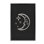 Lune et étoiles sur toile flottante noire par JJ Design House LLC